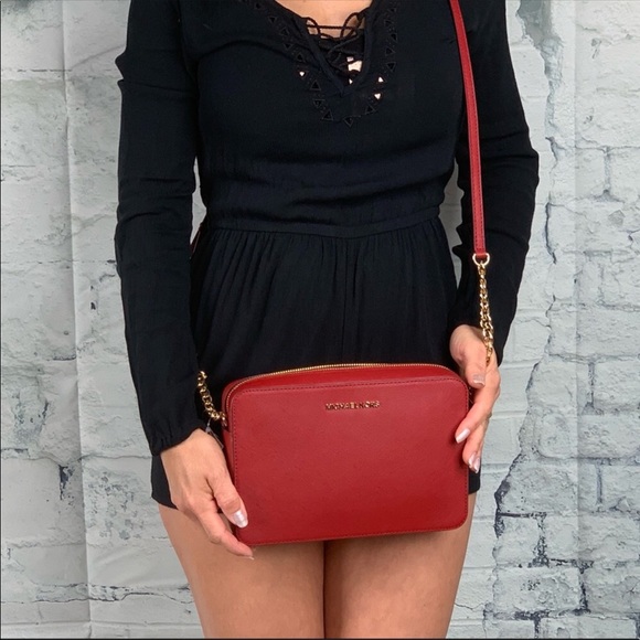 NWT Michael Kors Jet Set item crossbody messenger - Picture 3 of 8